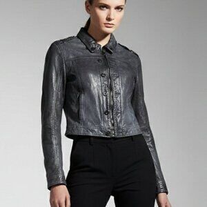 MAURITIUS Faira Lamb Leather Jacket – Black (Size S, NWT)